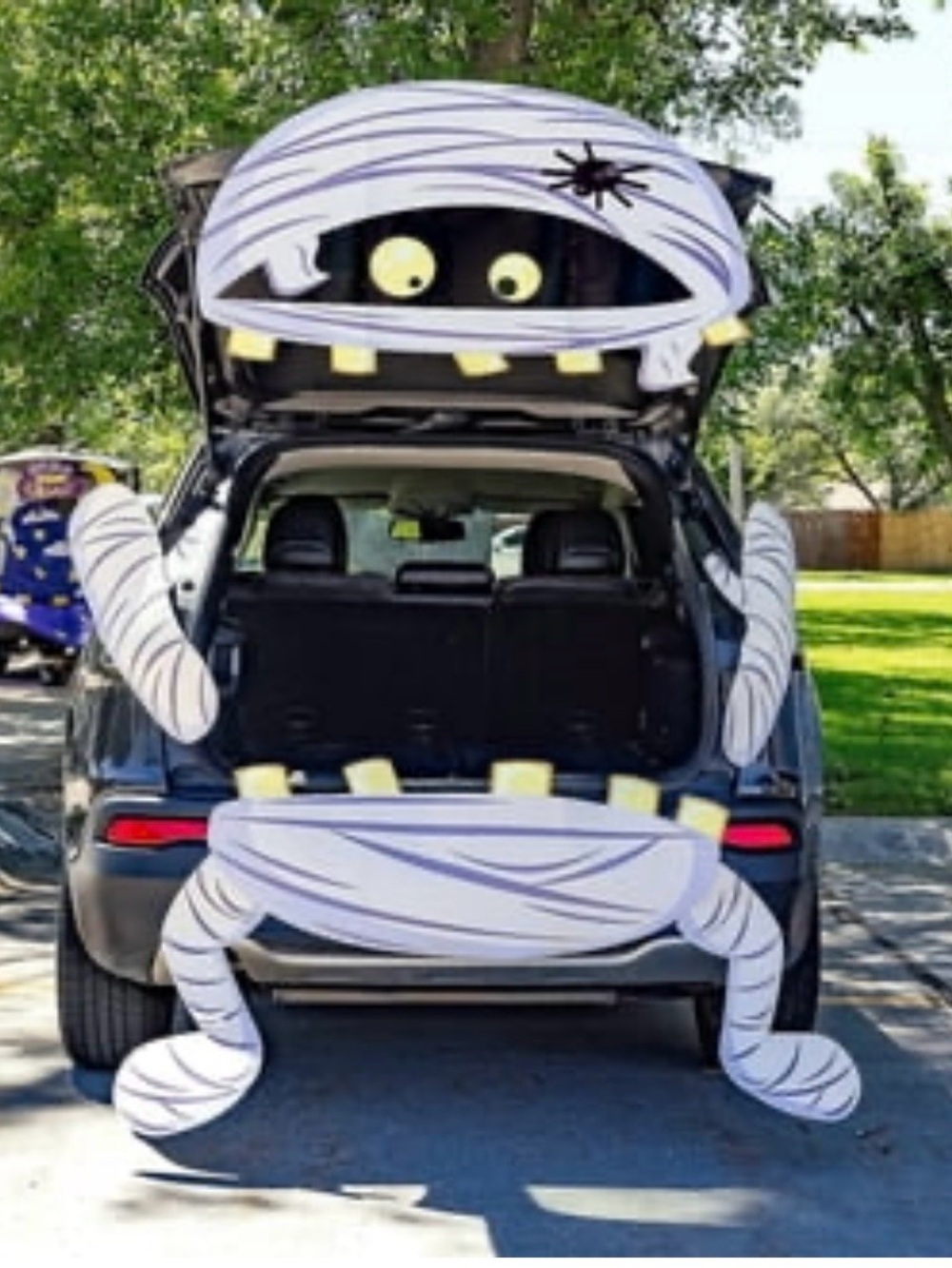 Halloween Mummy Car Trunk or treat decorating kHalloween Decorating kit.
